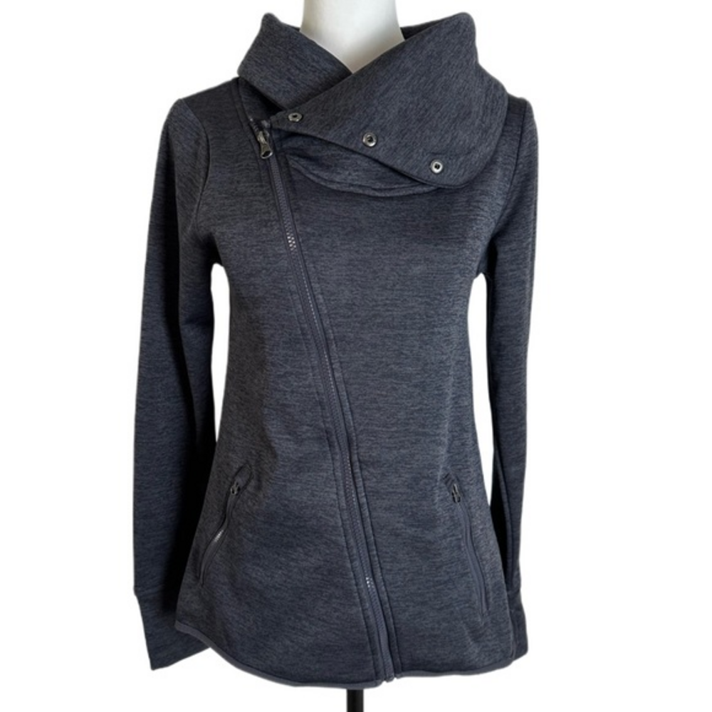 Champion DuoDry Small Black Sweat Top Cowl Neck